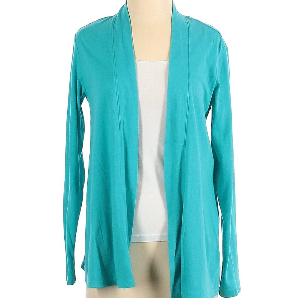 Turquoise Wrap Columbia Cardigan Size S
